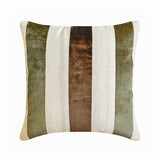 Velvet Band Earthy Throw Cushion Cover