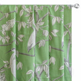 Green, White, Gray Printed Cotton Fabric by the Metre, 1 Metre Green Cotton Fabric