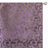Purple Jacquard Velvet Fabric by the Metre, 1 Metre Purple Velvet Fabric
