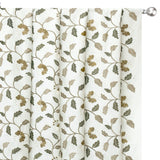 Ivory, Mustard Cotton with Embroidery Fabric by the Metre, 1 Metre Ivory Fabric