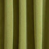 Light Olive Green Velvet Curtain Panels