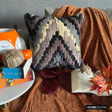 Zidan - Brown Velvet Throw Cushion Cover