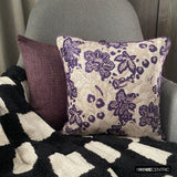 Plum Scented - Purple Velvet Throw Cushion Cover