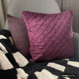 Purple Soul - Purple Velvet Throw Cushion Cover