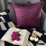 Purple Soul - Purple Velvet Throw Cushion Cover