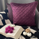 Purple Soul - Purple Velvet Throw Cushion Cover
