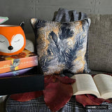 In The Tropics - Green Satin Throw Cushion Cover