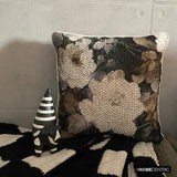 Rada - Grey Cotton & Linen Throw Cushion Cover