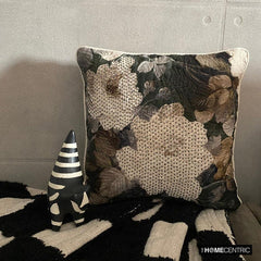 Rada - Grey Cotton & Linen Throw Cushion Cover
