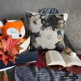 Rada - Grey Cotton & Linen Throw Cushion Cover