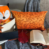 Juicy - Art Silk Orange Decorative Decorative Lumbar  Cushion Cover