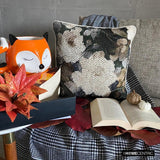 Rada - Grey Cotton & Linen Throw Cushion Cover