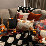 Feather Apart - Brown Suede Decorative Lumbar  Cushion Cover