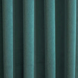 Teal Green Velvet Curtain Panels