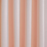 Pastel Peach Velvet Curtain Panels