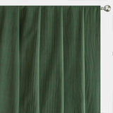 Green Velvet Curtain Panels
