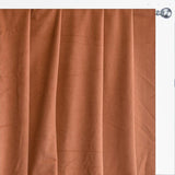Tan Velvet Curtain Panels