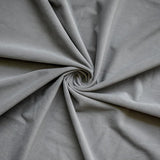Light Grey Velvet Curtain Panels