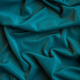Peacock Green Velvet Curtain Panels