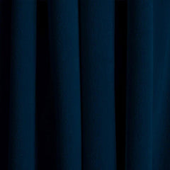 Navy Blue Velvet Curtain Panels