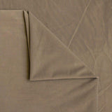 Mocha Brown Velvet Curtain Panels