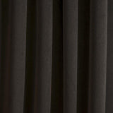 Dark Brown Velvet Curtain Panels