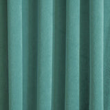 Aqua Green Velvet Curtain Panels