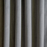 Light Grey Velvet Curtain Panels