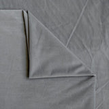 Light Grey Velvet Curtain Panels