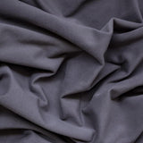 Lavender Grey Velvet Curtain Panels