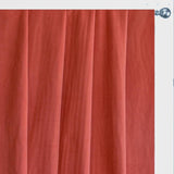 Rust Velvet Curtain Panels