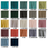 Rust Velvet Curtain Panels