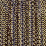 Gold Hexagon Embroidery Fabric by the Metre