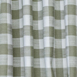 Olive Green Gingham Checks Cotton Fabric by the Metre