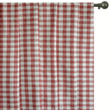Red Gingham Checks Cotton Fabric by the Metre