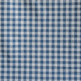 Blue Gingham Checks Cotton Fabric by the Metre