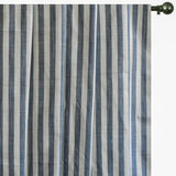 Blue Gingham Stripes Cotton Fabric by the Metre