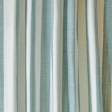 Teal Gingham Stripes Cotton Fabric by the Metre