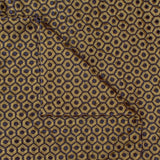 Gold Hexagon Embroidery Fabric