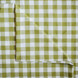 Chartreuse Gingham Checks Cotton Fabric