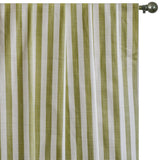 Chartreuse Gingham Stripes Cotton Fabric by the Metre