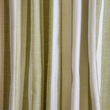 Chartreuse Gingham Stripes Cotton Fabric by the Metre