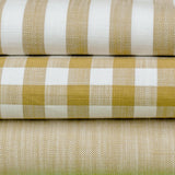Mustard Yellow Stripes Cotton Fabric by the Metre