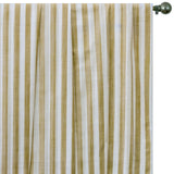 Mustard Yellow Stripes Cotton Fabric by the Metre