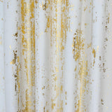 Ivory & Gold Foil Printed Velvet Fabric by the Metre, Ivory Velvet Fabric