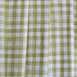 Chartreuse Gingham Checks Cotton Fabric by the Metre