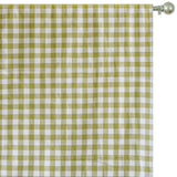 Chartreuse Gingham Checks Cotton Fabric by the Metre
