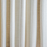 Beige Gingham Stripes Cotton Fabric by the Metre