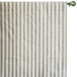 Beige Gingham Stripes Cotton Fabric by the Metre