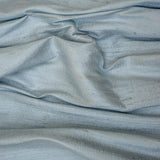 Ice Blue Pure Silk Dupioni Curtain Panels
